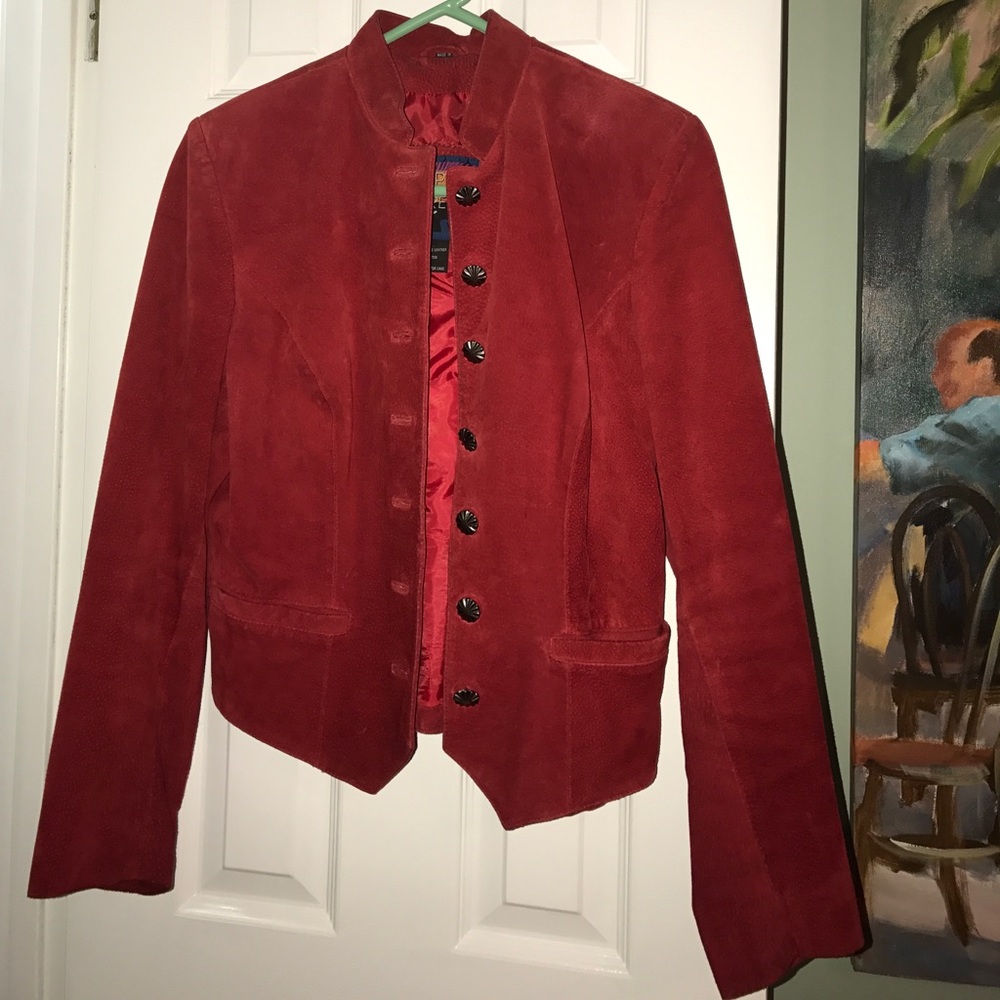 Leather suede Jacket