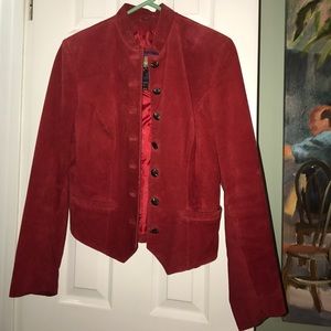 Leather suede Jacket