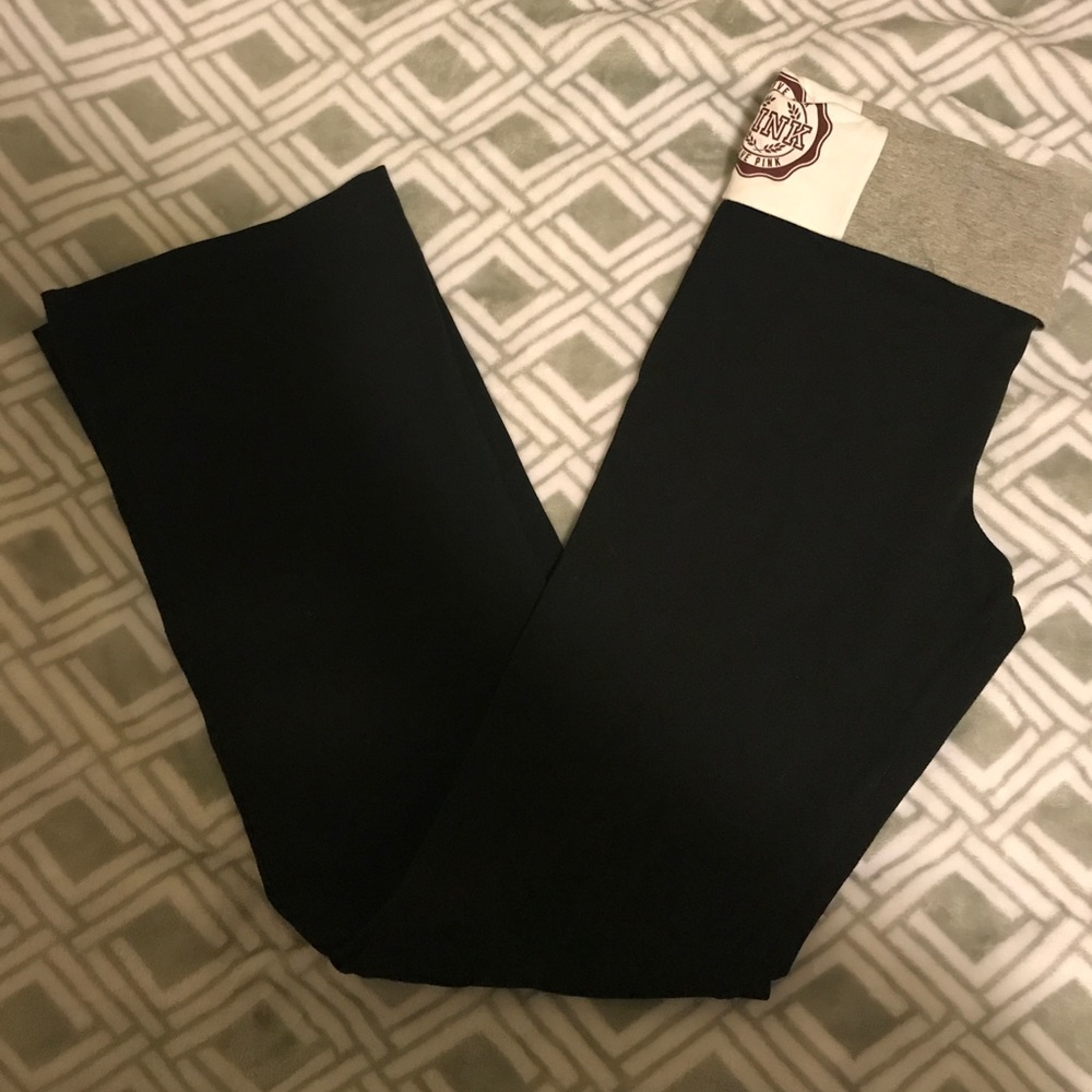 Vs pink flare leg yoga pants