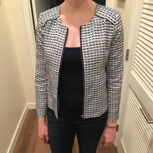 JCrew patterned blazer