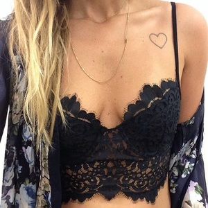 For Love And Lemons She's a Knockout Bra Black For Love And Lemons She's a Knockout Bra Black