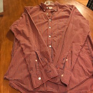 Orange and Blue J. Crew Oxford Shirt