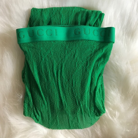 green gucci tights