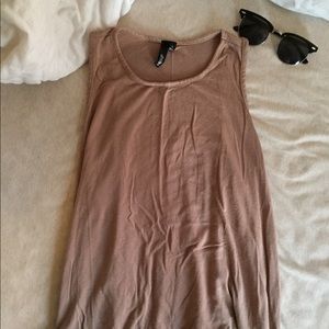 Tan Flowy Tank