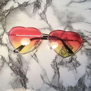 Heart Shaped Sunglasses (as seen on Margot Robbie)