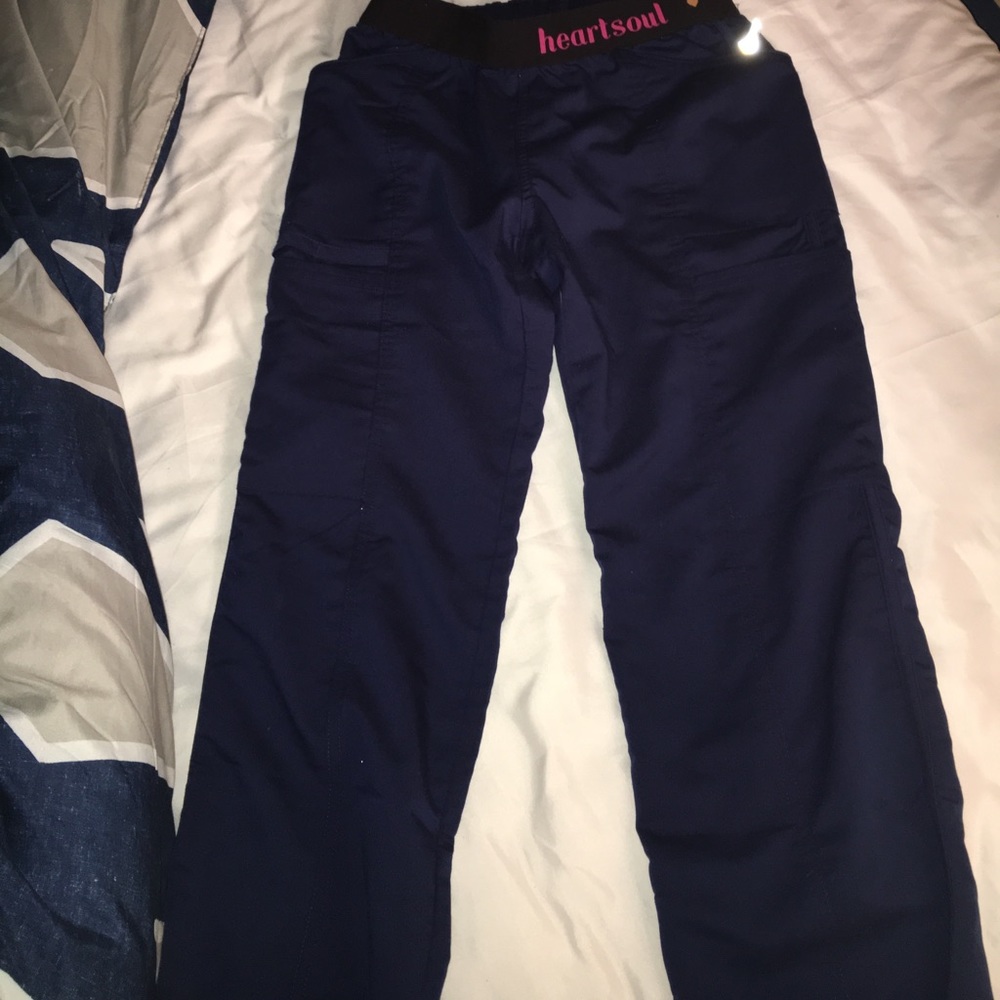 Navy blue scrub bottom/ pants xxs lower on PAYPAL