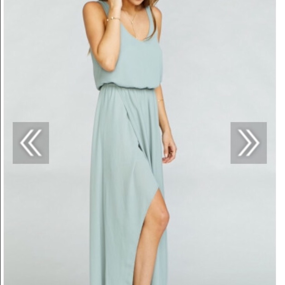Show Me Your Mumu Kendall, L, silver sage crisp