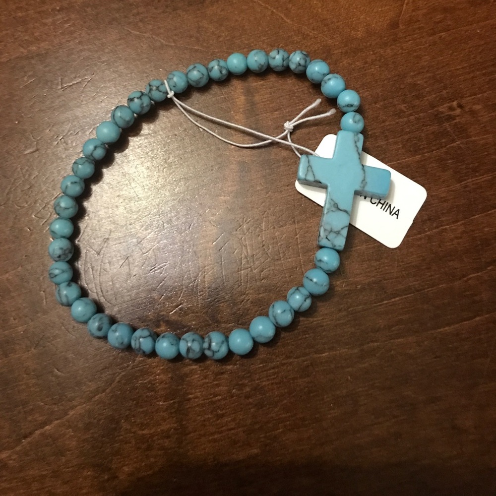 Cross Stretchy Bracelet