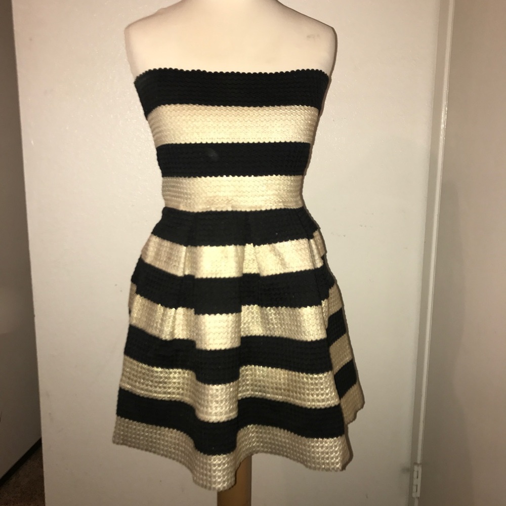 Black and Gold Dress