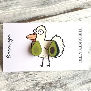 Avocado 🥑 studs earrings