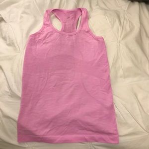 Lululemon swiftly tech racerback hot pink size 4