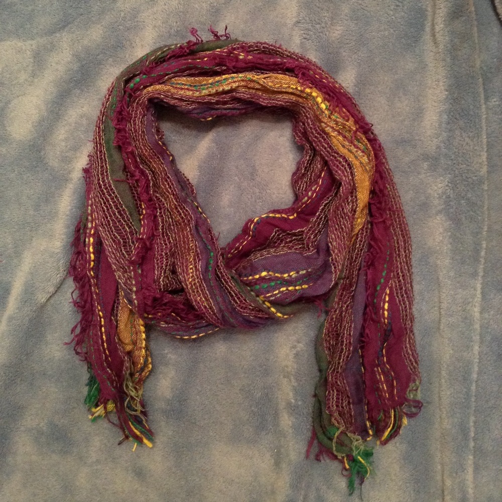 Purple scarf