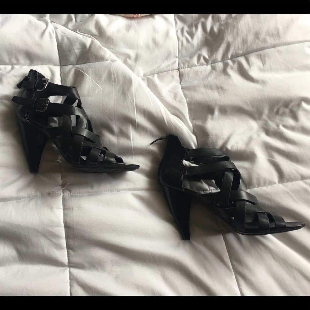 Strappy Franco Sarto Heels for a Night Out!
