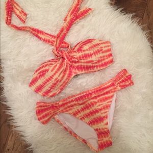 Gently worn tie die Victoria Secret/PINK Bikini