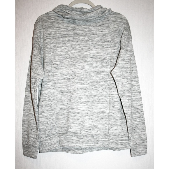 'LOVE' French Terry Cowl Neck Pullover NWT - Picture 4 of 8