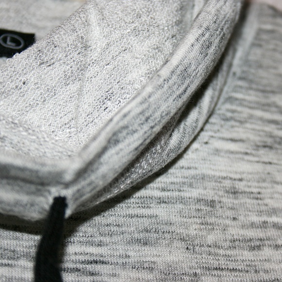 'LOVE' French Terry Cowl Neck Pullover NWT - Picture 2 of 8