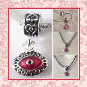 🍒ZEN MOSAIC EVIL EYE BEAD NECKLACE PENDANT BOHO