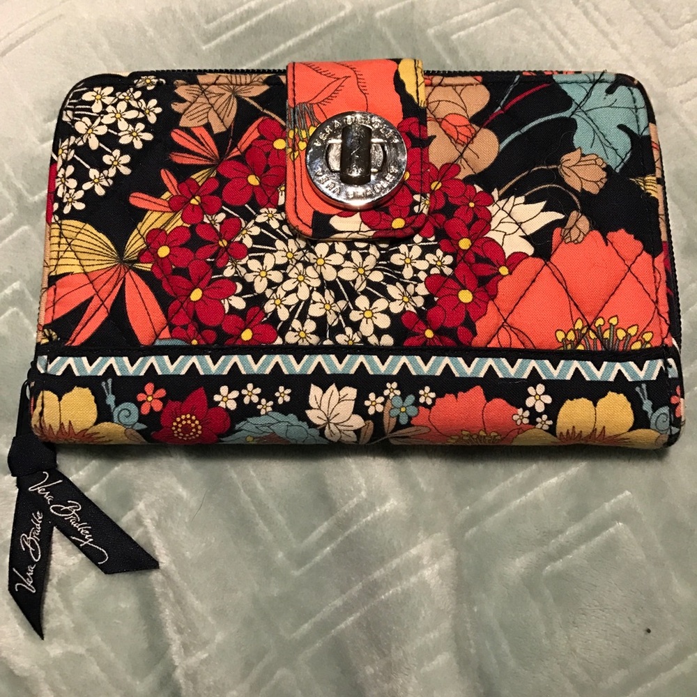 Vera Bradley Happy Snails Wallet