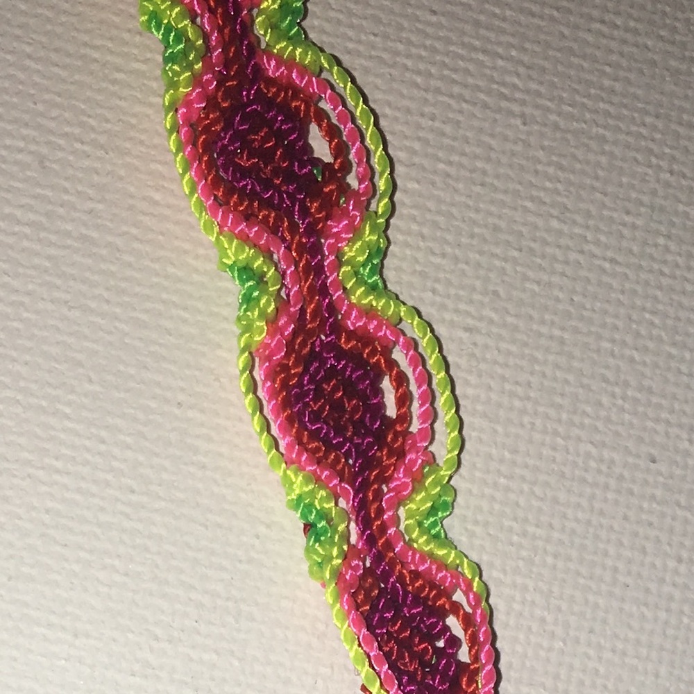 a cute string bracelet