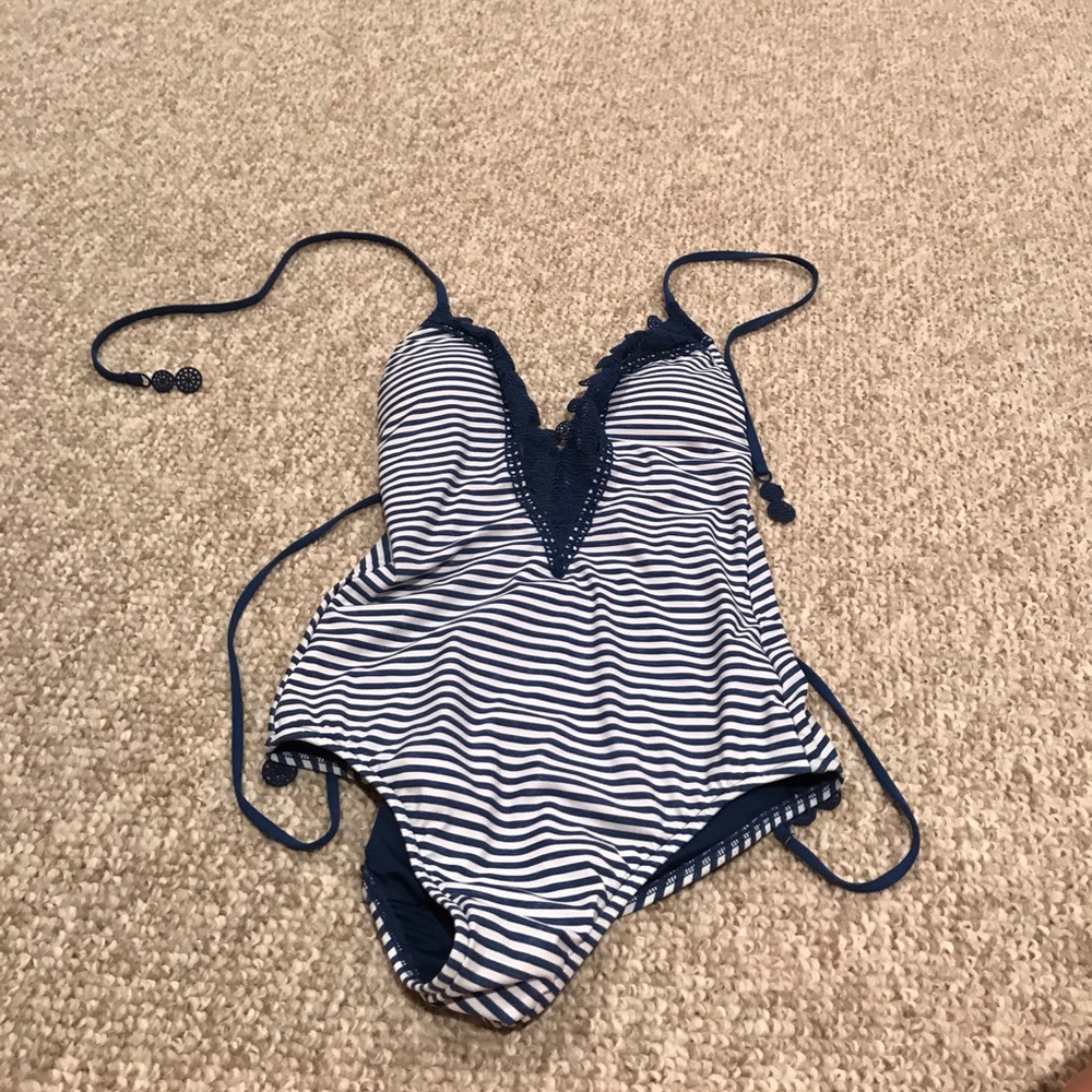 Seafolly striped one piece NEVER WORN