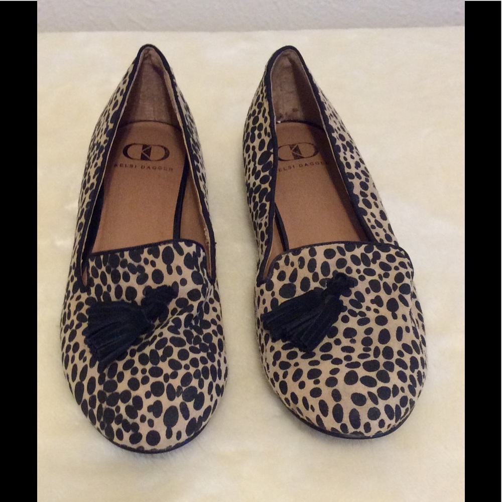 Kelsi Dagger Tassel Suede Loafer