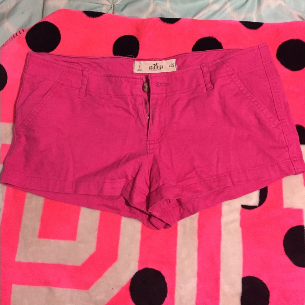 Pink Hollister shorts size 9