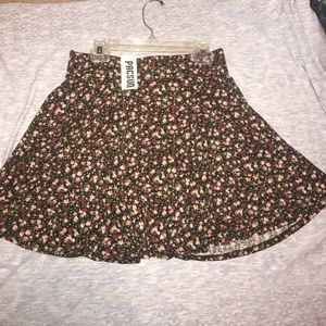 Floral skater skirt