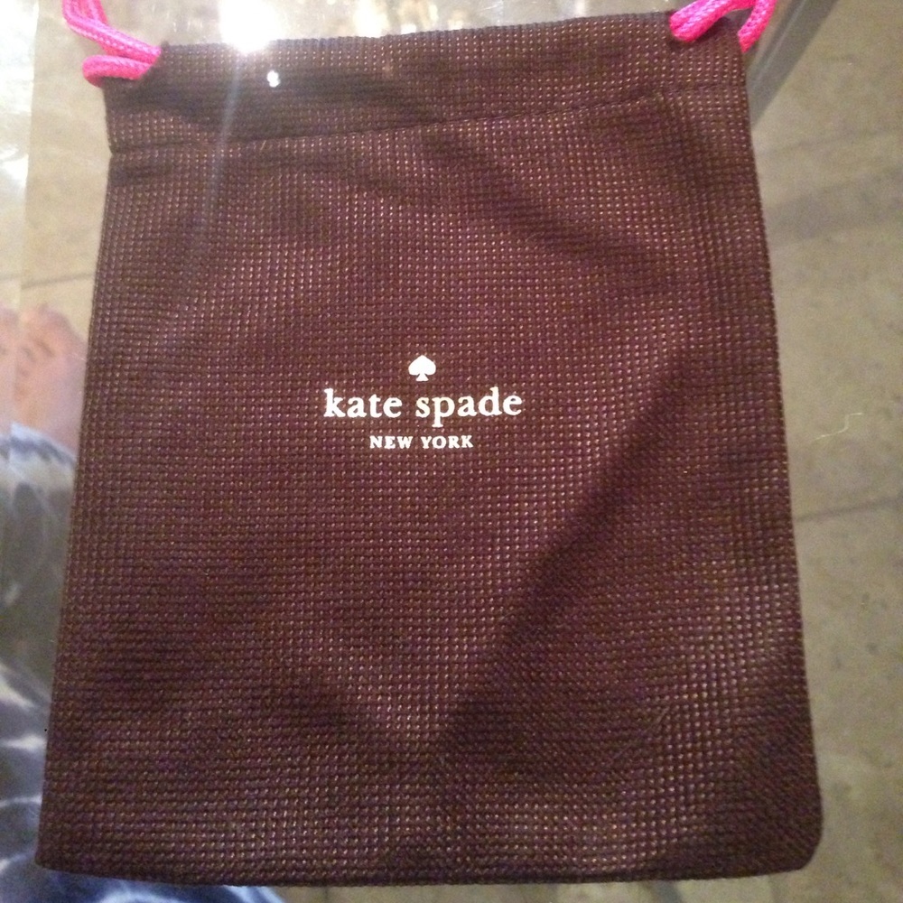 Kate spade dust bag for necklace or bracelet