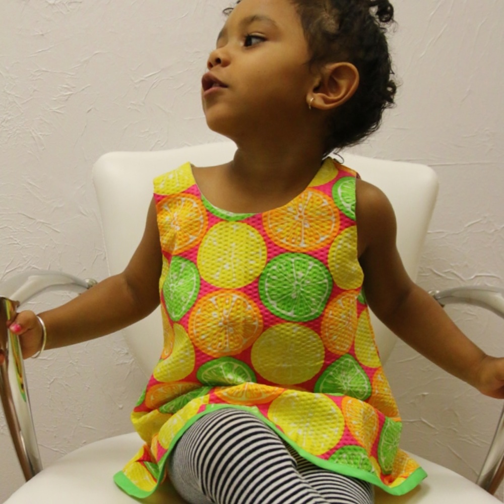 Fun colorful summer dress