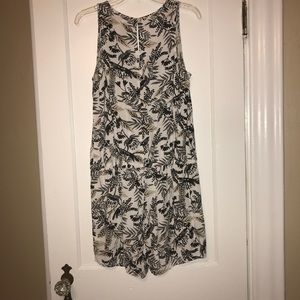 Old Navy Printer Romper - Size 10