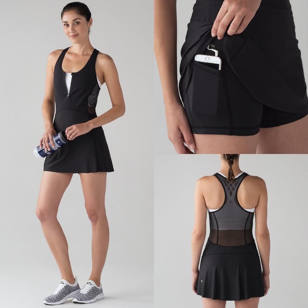 ⛔ sold⛔ LULULEMON FINAL LAP DRESS LUXTREME SHORTS