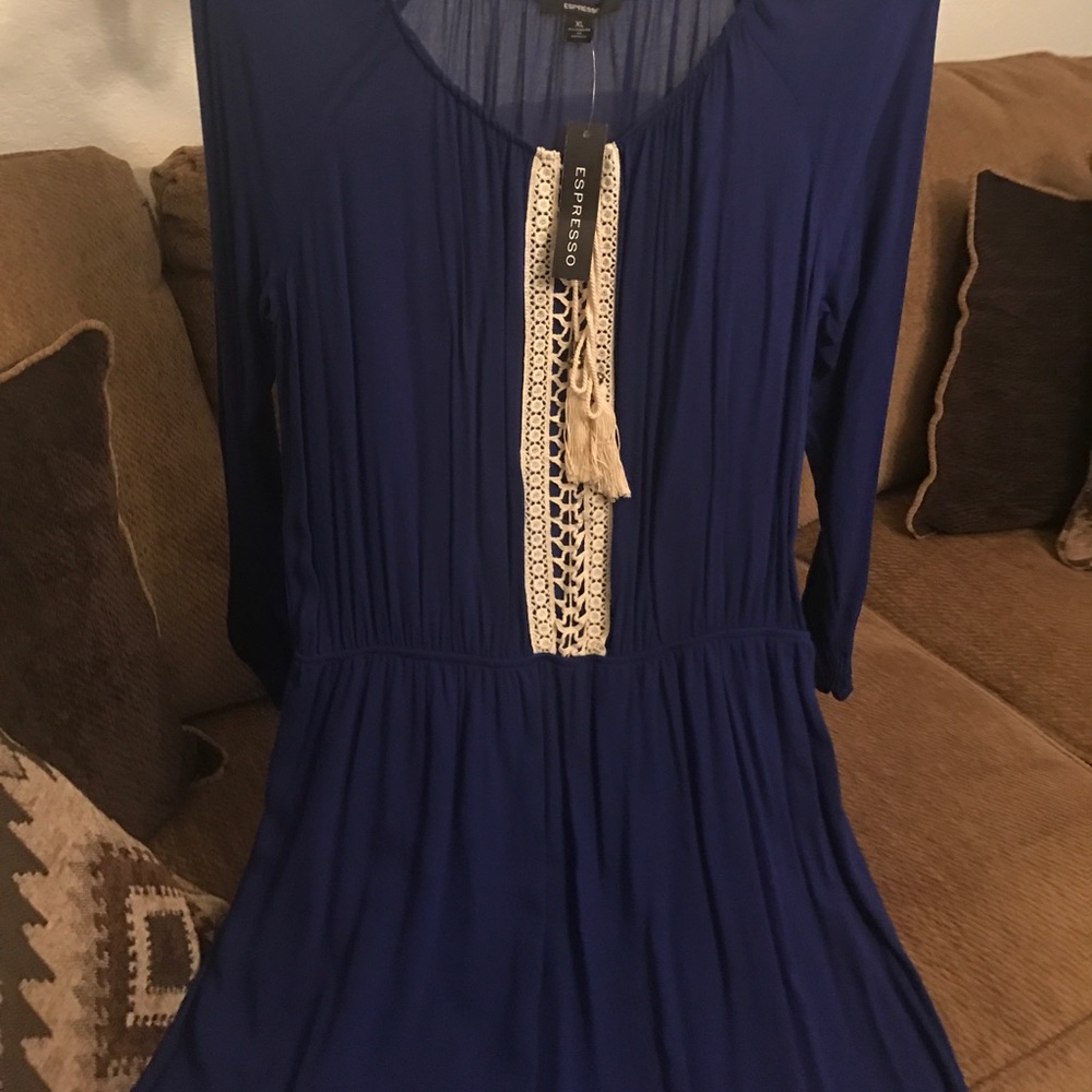 Beautiful Blue Dress - Picture 3 of 4