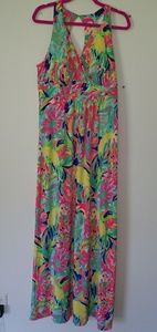 Lilly pulitzer sea view maxi casa banana