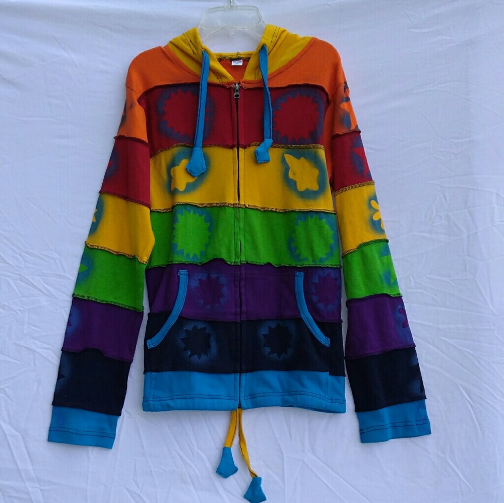 Creation Nepal zip front hoodie
