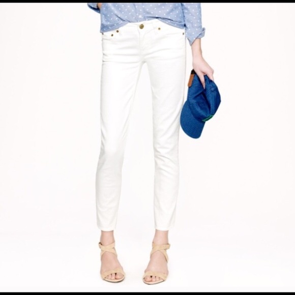 J. Crew Denim - JCrew matchstick white jeans size 25