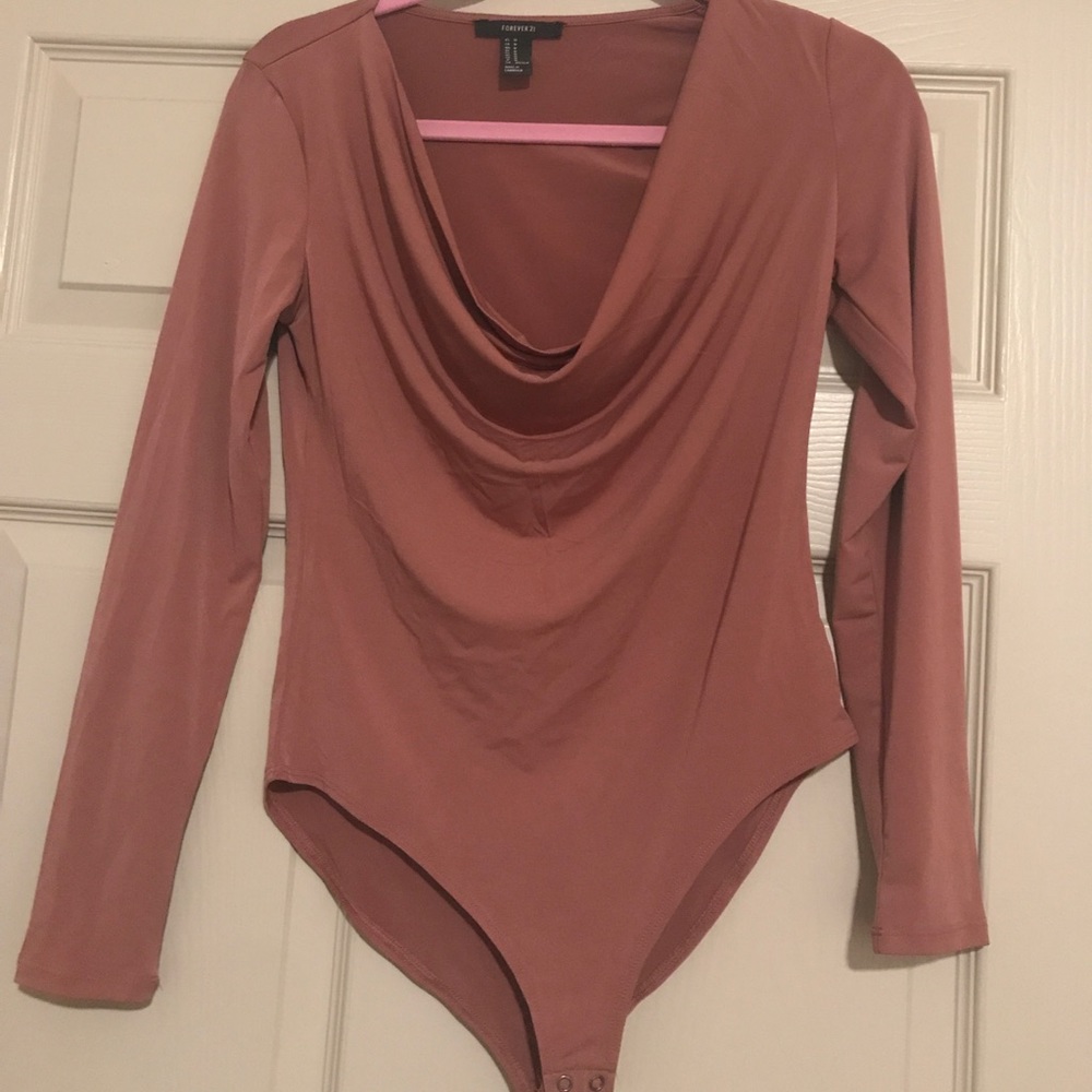 Cowl Neck Bodysuit NEVER WORN!
