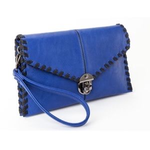 Sydney Love Laced Clutch in Cobalt Blue