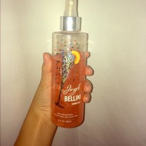 Bellini shimmer mist (bath and body works)