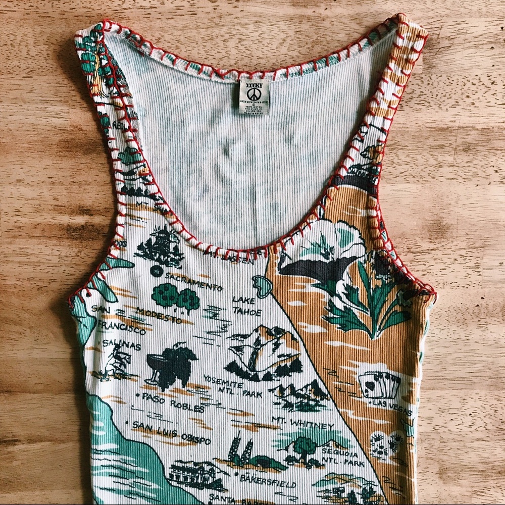 Vintage California Lucky Tank Top