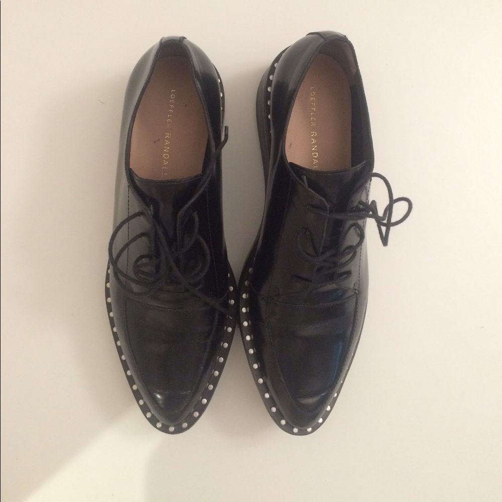 Loeffler Randall Leather Platform Oxfords