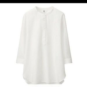 NWT : Uniqlo rayon white M