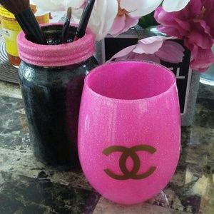 Handmade Makeup brush holder's