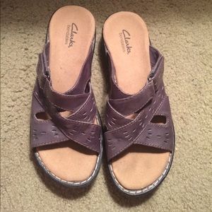 Clarks Bendables Navy Blue women's 6