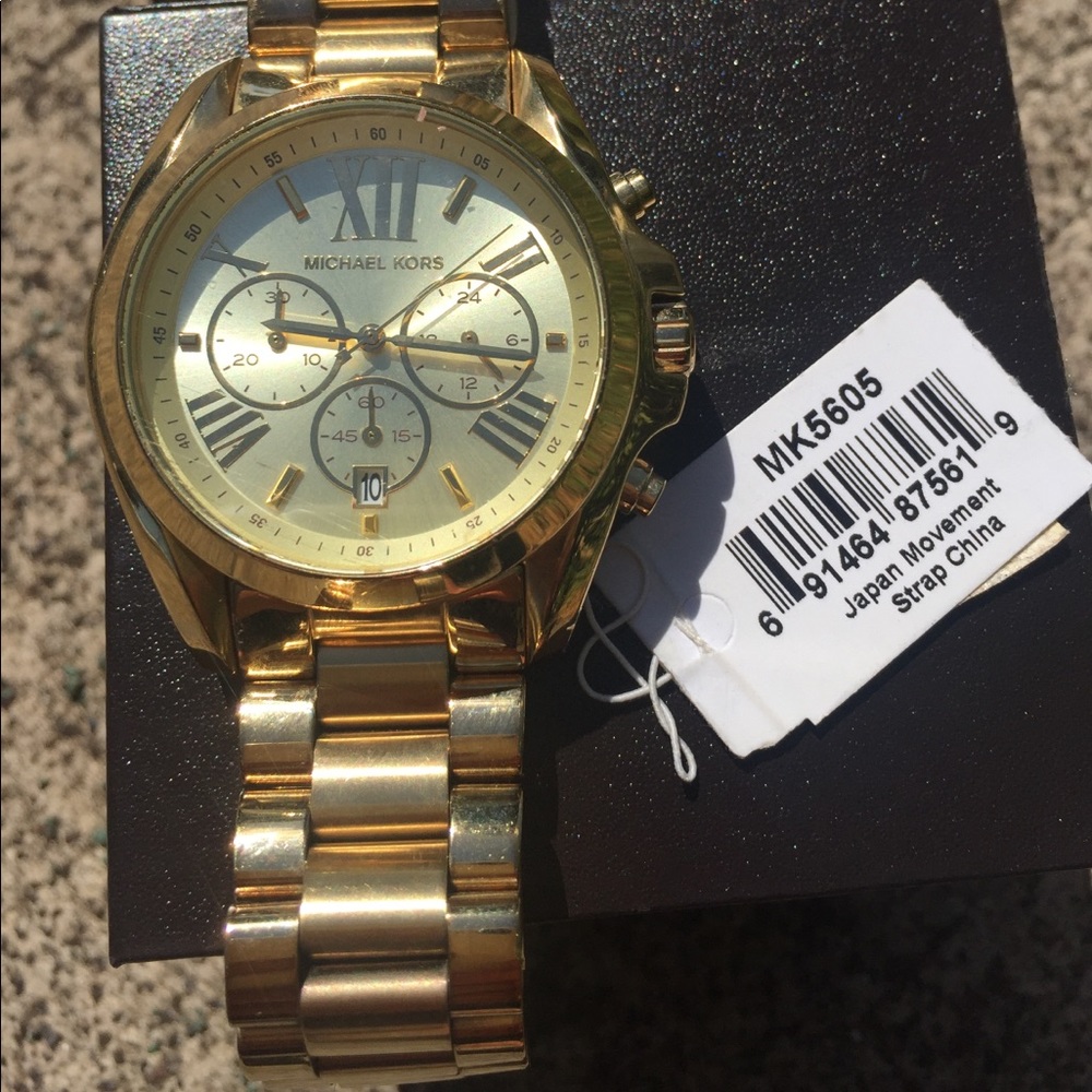 Michael Kors Gold-Tone Bradshaw Watch