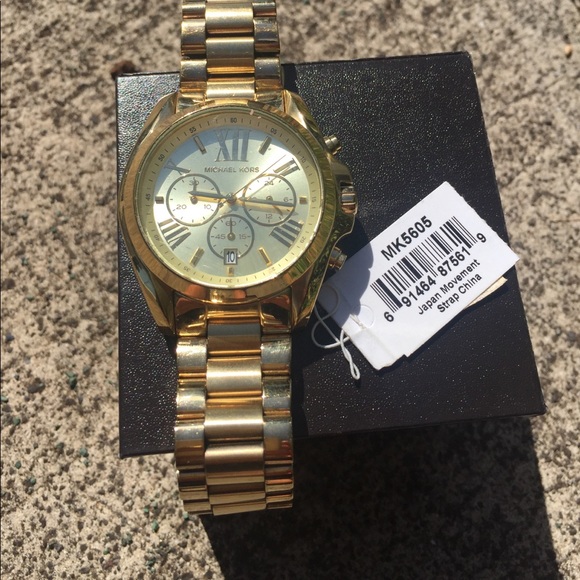 Michael Kors Gold-Tone Bradshaw Watch