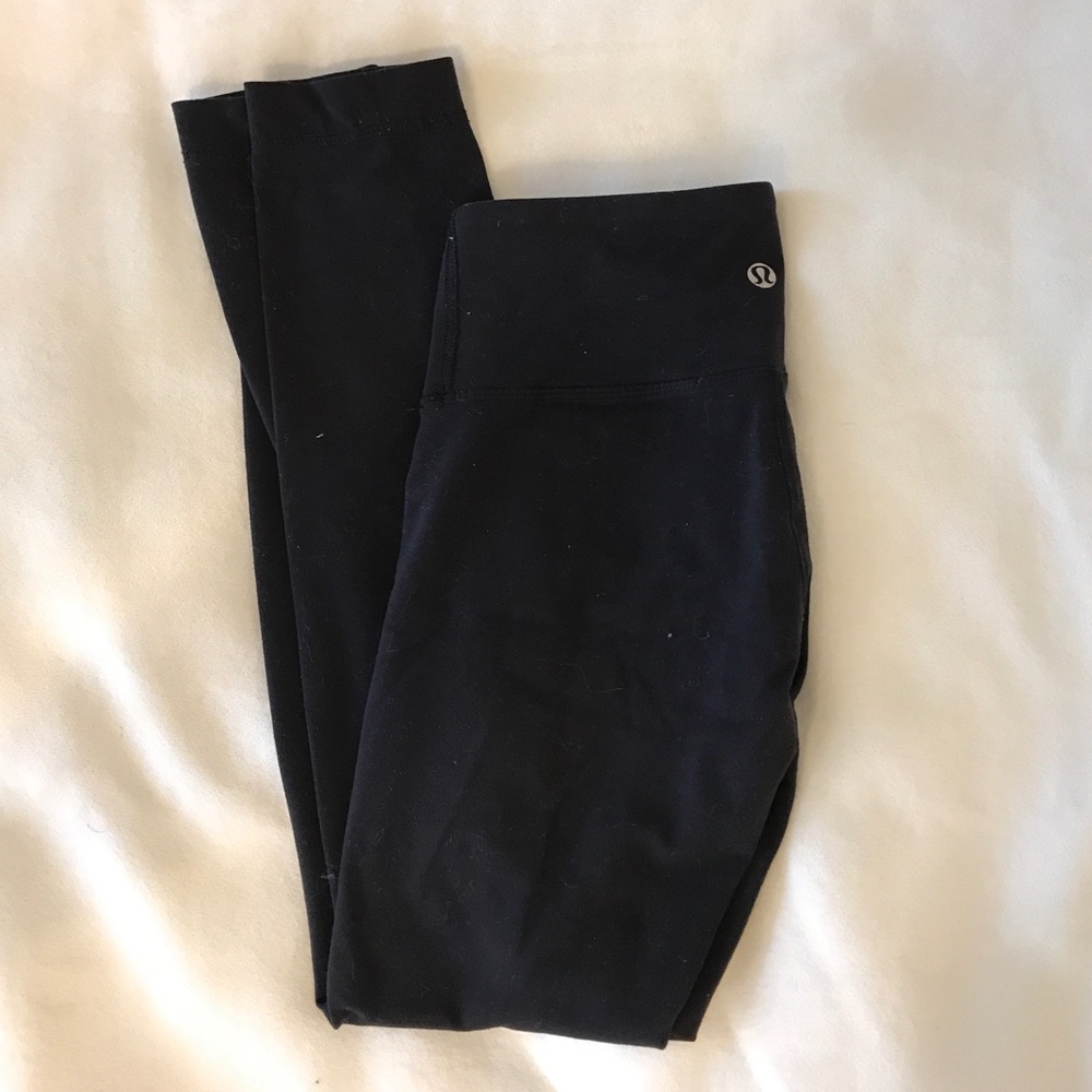 Lululemon Wonder Under Leggings. Cropped.