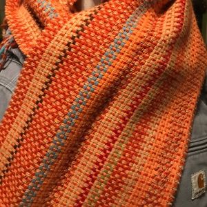 Multi colored terra-cotta scarf