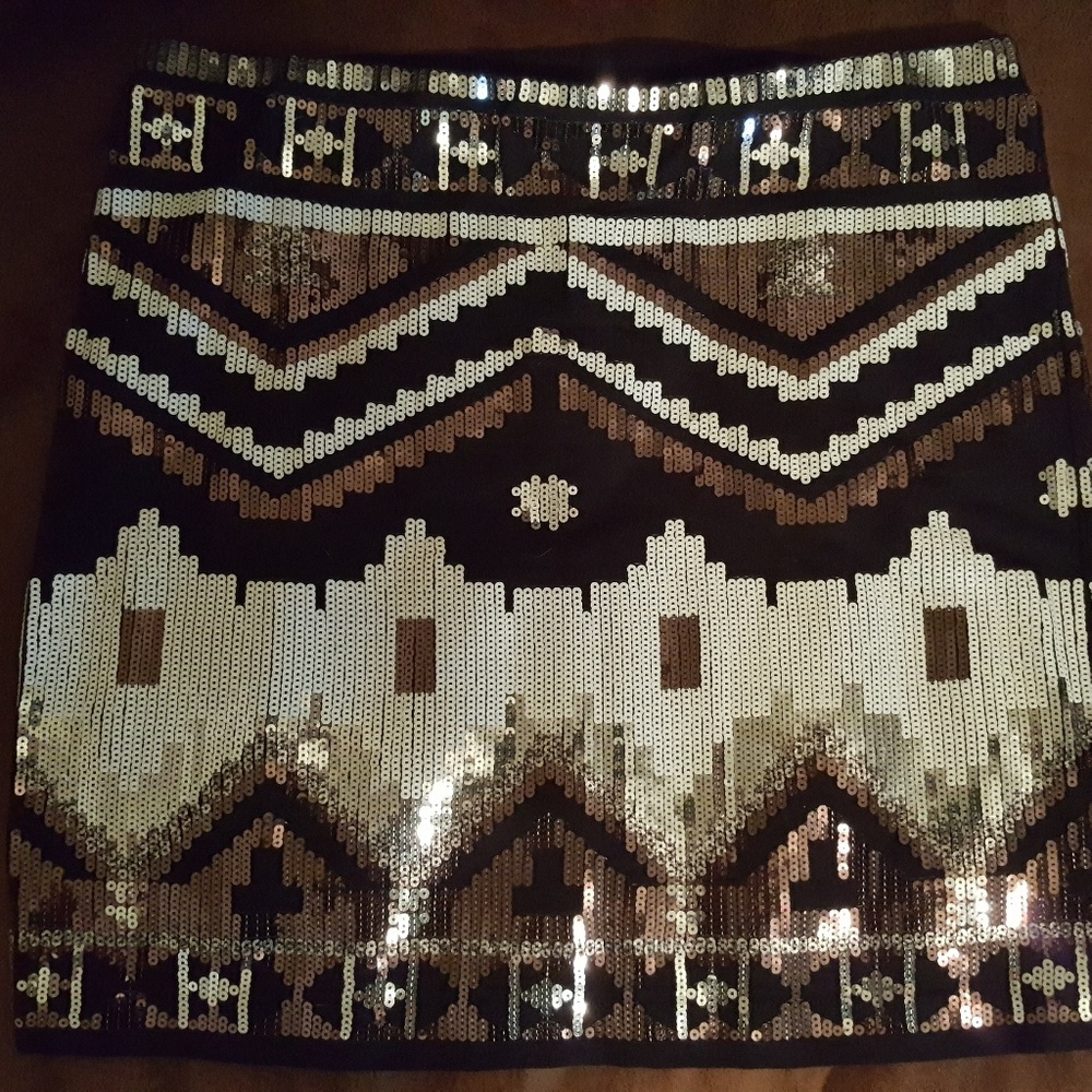 Express sequin stretch mini M