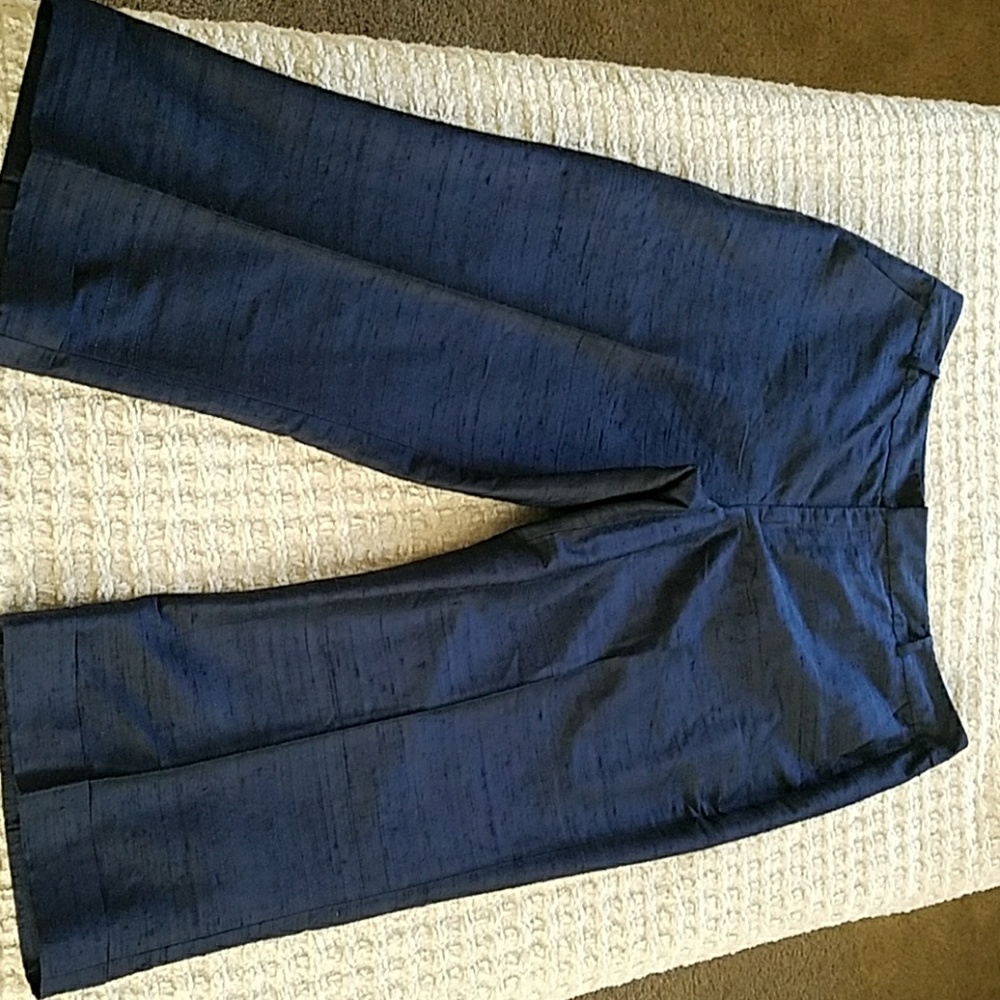 NWT Ralph Lauren silk cropped size 12 pants