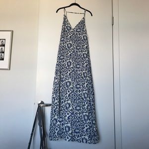 LF blue paisley maxi dress